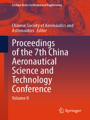 cover image of Proceedings of the 7th China Aeronautical Science and Technology Conference